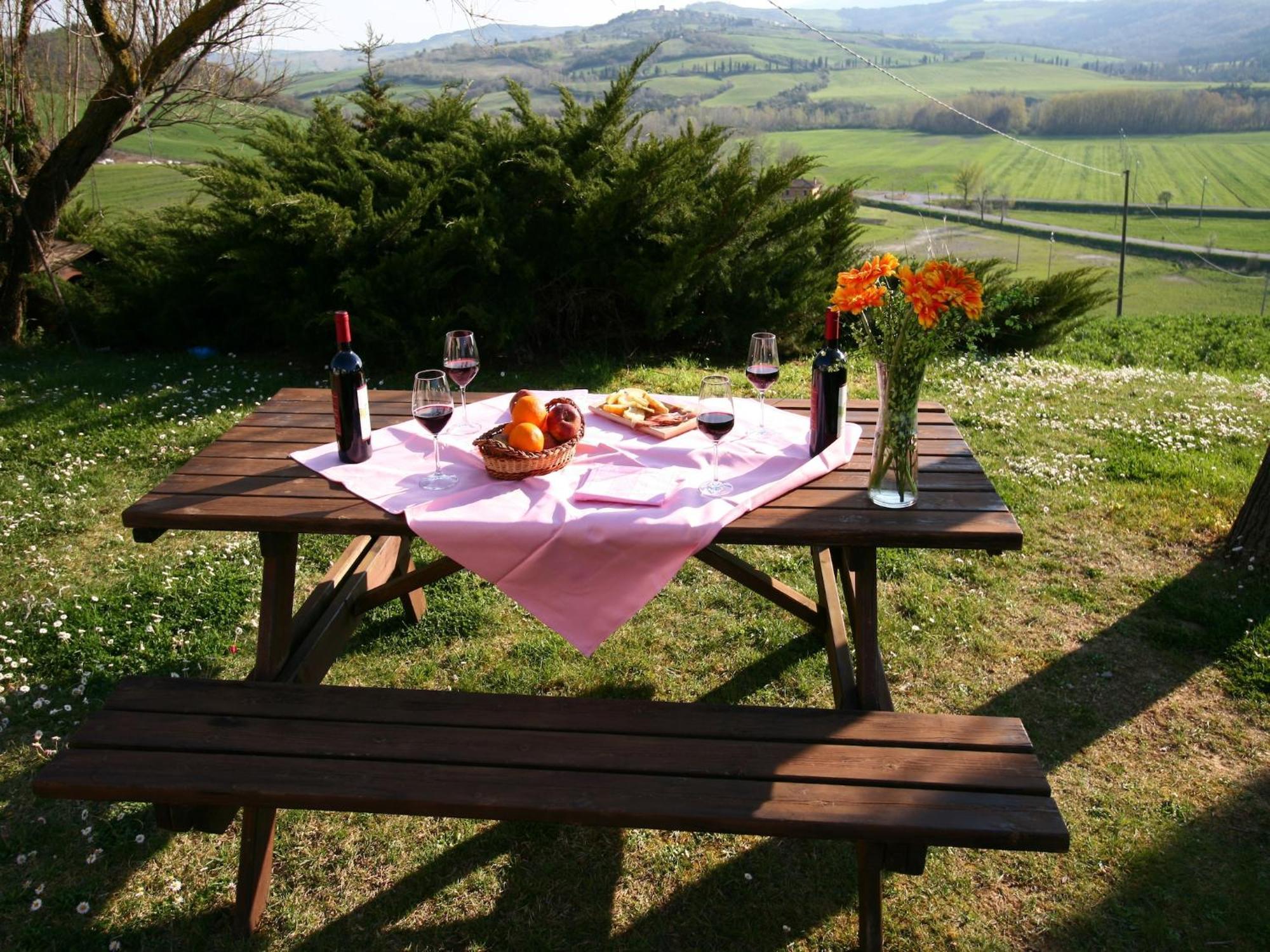 Modern Farmhouse In Pienza With Pool Eksteriør bilde