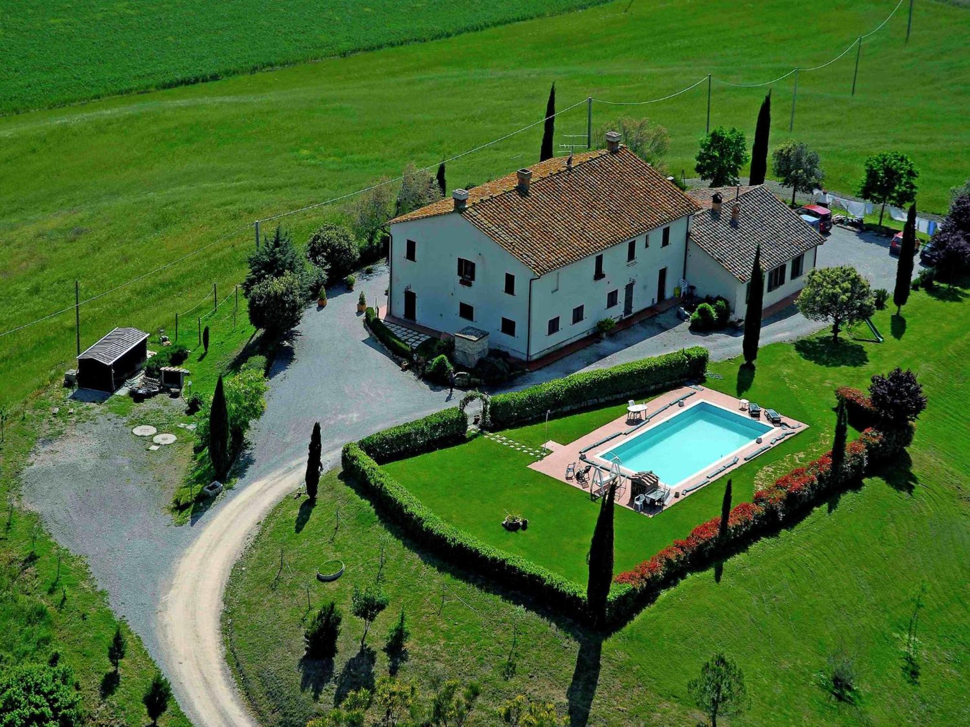 Modern Farmhouse In Pienza With Pool Eksteriør bilde