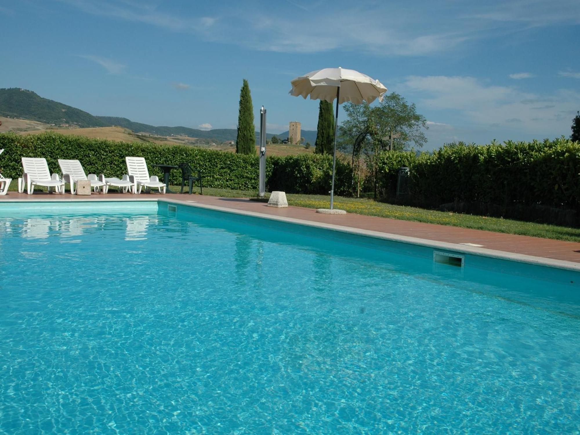 Modern Farmhouse In Pienza With Pool Eksteriør bilde