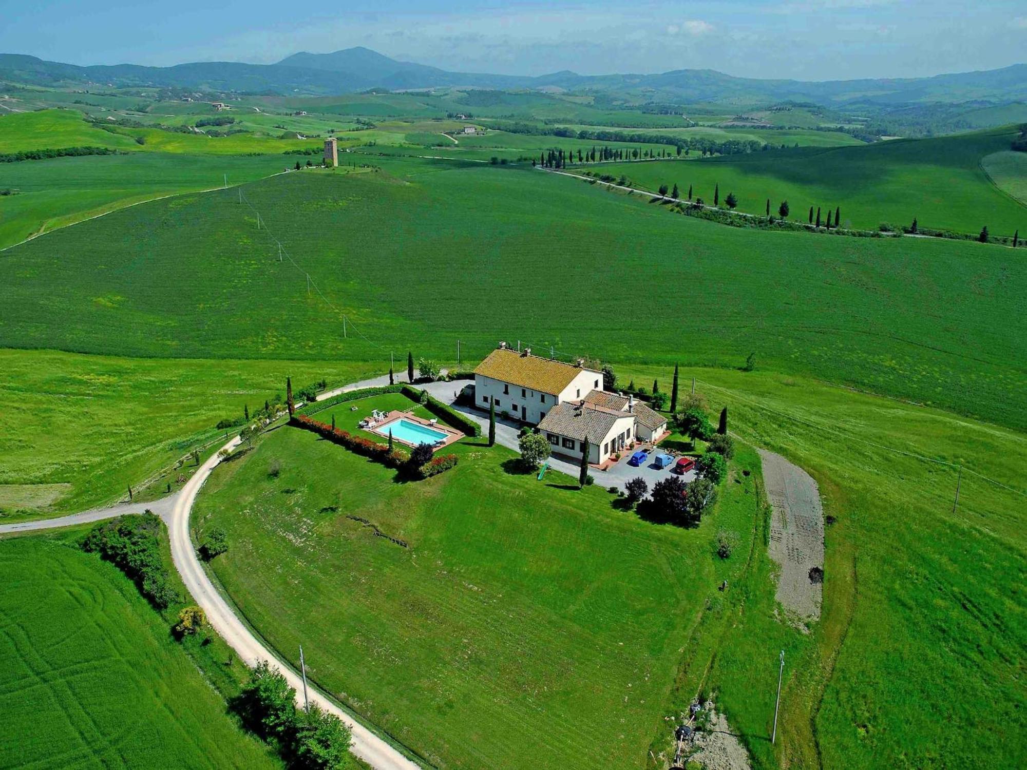Modern Farmhouse In Pienza With Pool Eksteriør bilde